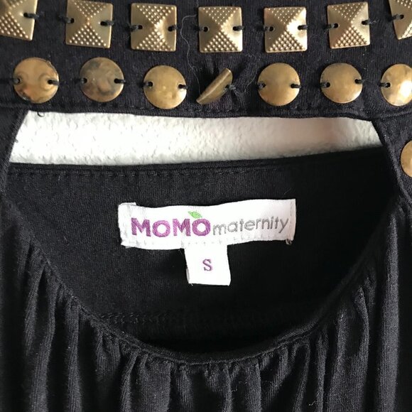 Momo Maternity Roxy Studded Dress - Picture 3 of 4